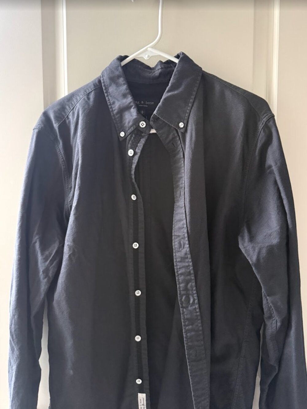 Mens rag & bone button up shirt